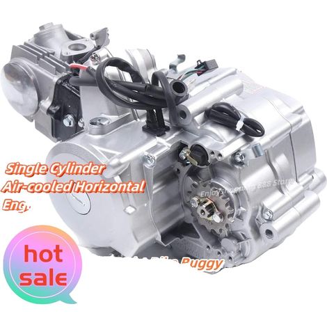 Moteur 125cc, 4 temps, transmission multifonction, Argent (1/5)