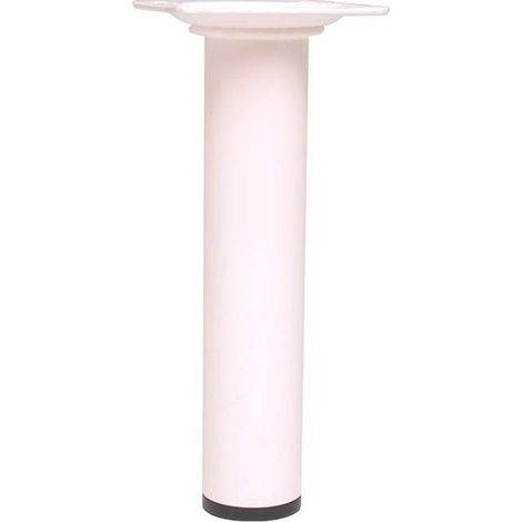 Piede ferro fisso d.30 h.700 bianco