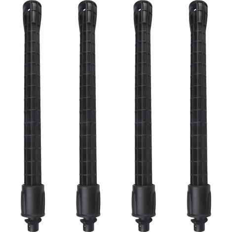 Lot de 4 Rallonge Lance Nettoyeur Haute Pression ABS 44,5cm Pour Karcher K2 K3 K4 K5 (1/5)