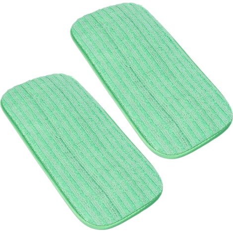 2 Pièces Tête de Serpillière Microfibre, Lavable pour Nettoyage Humide et Sec - Compatible Swiffer WetJet (1/5)