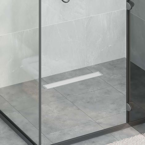 2 in 1 Duschabfluss Silber 50 cm Edelstahl 304