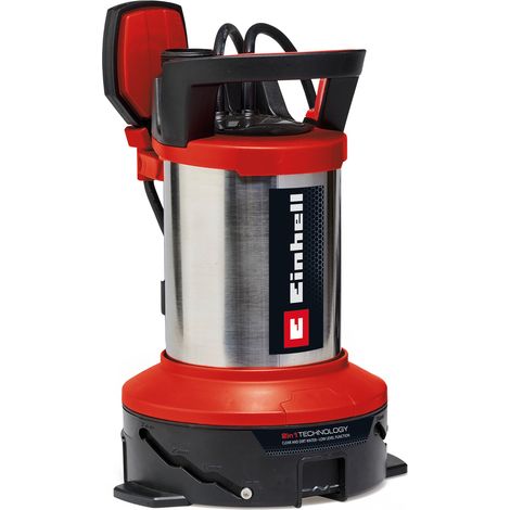 Einhell Pompe d'évacuation 2en1 Aquasensor GE-DP 7535 N LL ECO (750 W, Eco Power, Profondeur d'immersion 7 m, Corps en PVC et en INOX )