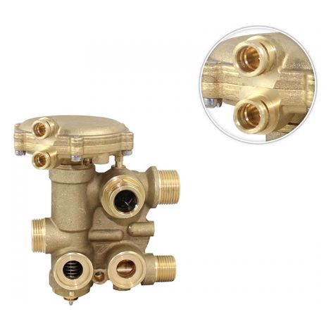 Cuerpo de Agua Amortiguado para Caldera Chaffoteaux  Modelos Mira, Compy  Repuesto Original Códigos 60000668, 61314149