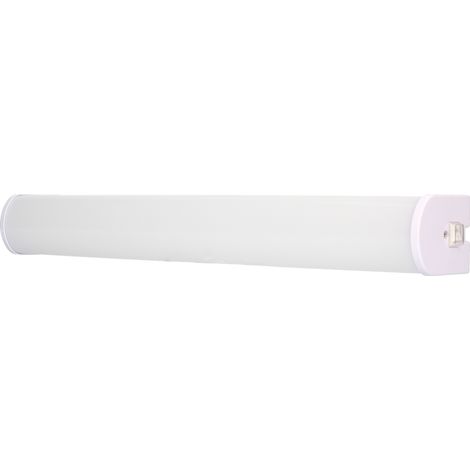 ARLUX LIGHTING Reglette Salle de Bain KLIP 8W 900lm Interrupteur Blanc Neutre