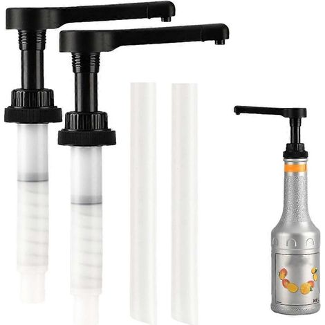 Café sirop pompe 10ml sirop bouteille pompe main Pressure sirop buse pompe café sirop pompe distributeur (1/5)