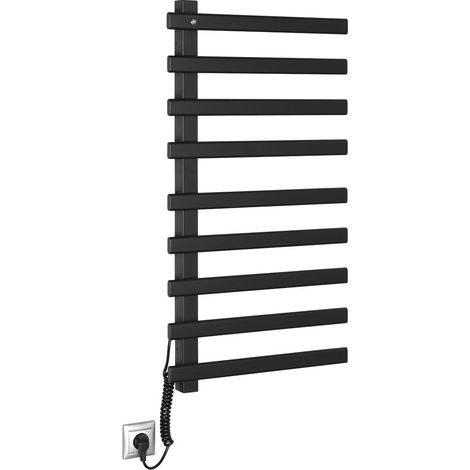 Sapho Elcor - Elément chauffant, 48x92 cm, 128 W, noir mat EB460 (1/5)