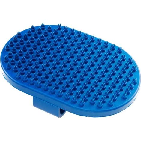 Ferplast Spazzola Guanto per Cani e Gatti - Pelo Corto - in Gomma Morbida - Ideale Durante o Dopo il Bagno - Impugnatura Ergonomica Morbida - Nero (1/2)