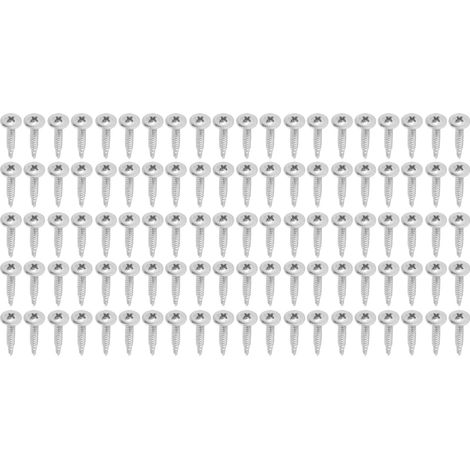 Vis à bois autoforeuses 100 pièces, tête ronde avec rondelle, acier inoxydable 410, fixation matériel, 4,2x32mm (1/5)