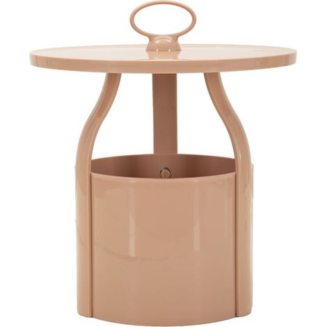 Table d'Appoint Design "Iris" 44cm Rose