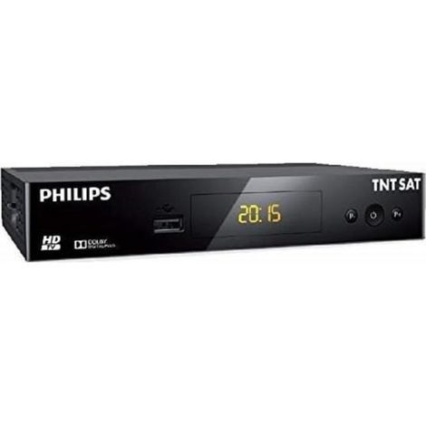 PHILIPS DSR3231T-( HDMI ) Démodulateur Satellite HD S.C TNTSAT, Noir