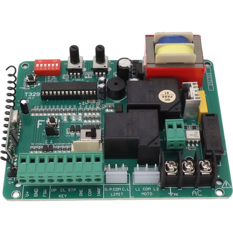 Ouvre-porte 220 V, contrôleur de porte électrique, carte de circuit imprimé pour télécommande de porte, carte de circuit imprimé pour moteur de porte coulissante (1/5)