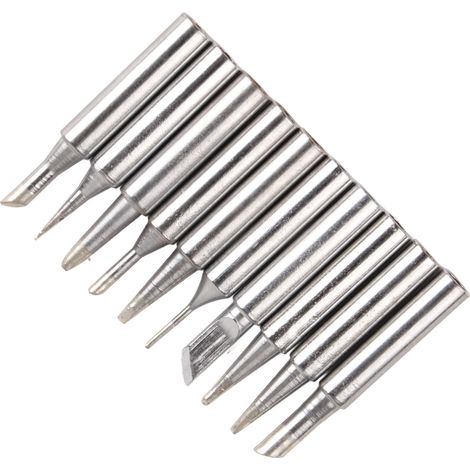 Lead free Copper Solder Iron Tips 900M-T For Soldering Rework Station  (10 soldering tips only)