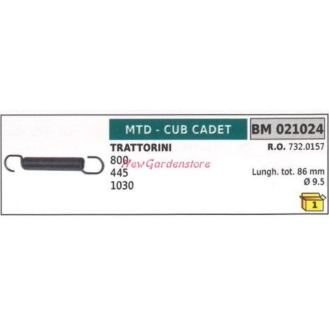 Molla trazione semovenza MTD trattorino tagliaerba rasaerba tosaerba 800 021024
