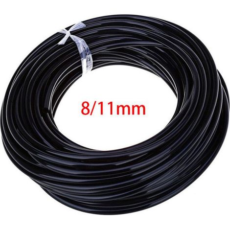 Tuyau d'arrosage goutte à goutte de haute qualité,micro tuyau d'irrigation noir - 811MM-10M[E]