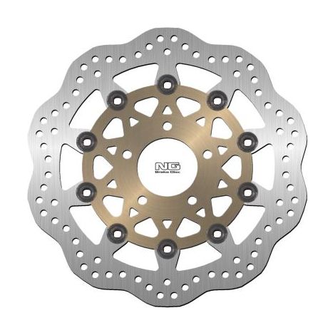 Disco de freno delantero NG para Suzuki GSF600 '95-04, GSXF600/750 '89-03 (290 x 64 x 4,5 mm) (5 x 10,5 mm) con flotación ondulada.