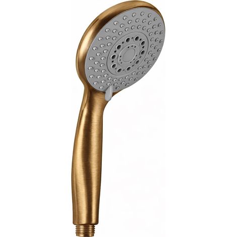 Pommeau de douche à 3 jets en ABS couleur bronze avec raccord standard Damast Miro 3M 18506 Bronze (1/2)