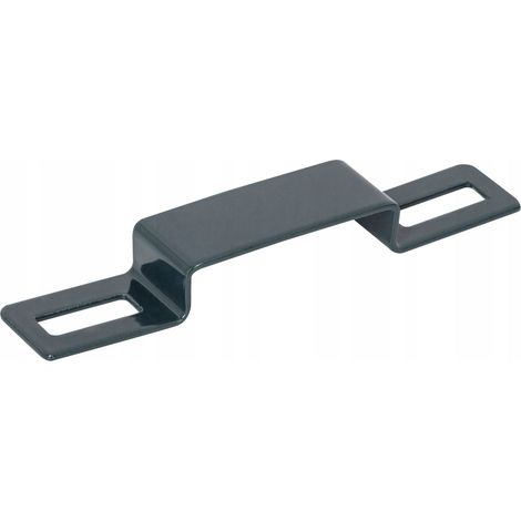PFOSTENKLEMME FÜR PLATTEN 60x40, RÜCKWÄRTS, DURCHGEHEND