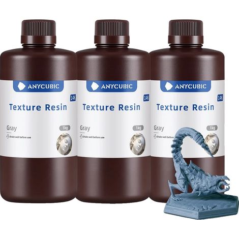 Resina testurizzata ANYCUBIC, finitura opaca, alta precisione (1/2)