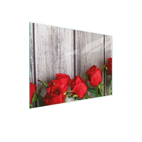 Glasschneidebrett 30x22 Rosen (1/5)