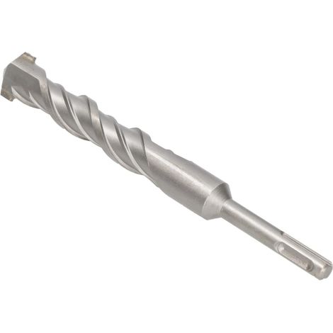 KOTARBAU® Kotarbau® Foret Beton Sds Plus 25x210mm - Meche Beton avec Pointe en Carbure Foret Béton - Foret Perforateur - Foret Hélicoïdal Pour Pierre Kvs - en Acier 40Cr - Argent (1/5)