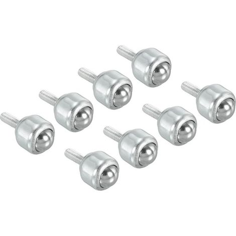 Kaelt - Sollbry Roulement à billes à rouleaux, lot de 8, unité de roulette rotative en acier au carbone montée sur goujon de charge pour transmission sur support à rouleaux de convoyeur (1/3)