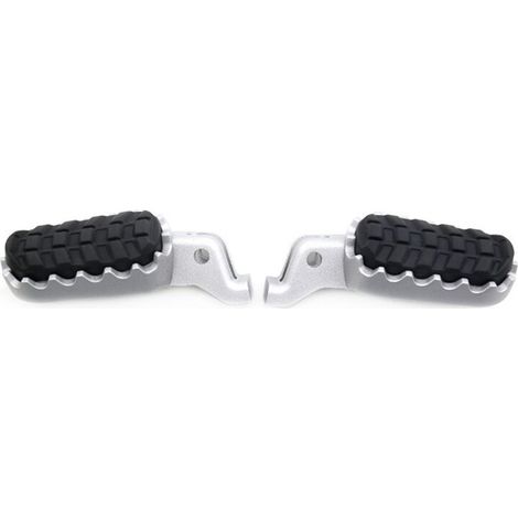 Pedane anteriori per moto TIGER 850 SPORT TIGER 900 PRO RALLY Tiger 1200 Pedane Pedali Argento (1/2)
