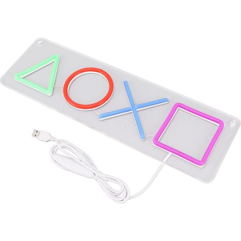 Lumière néon LED réglable avec port USB pour la décoration murale, idéale pour les salles de jeux vidéo, les bars et les fêtes d'anniversaire. (1/5)