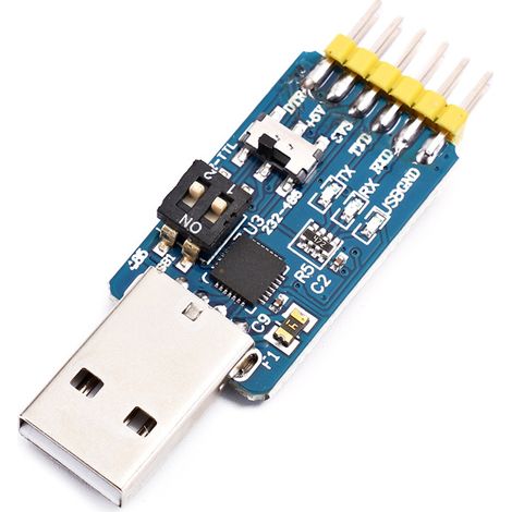 Module de port série multifonctionnel 6 en 1 CP2102 : conversion USB vers TTL485/232, compatible 3,3 V/5 V (1/2)
