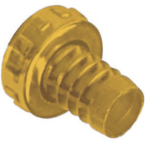 RACCORDO PORTAGOMMA OTTONE PER RUBINETTO- per rubinetto 3/4 - ghiera 1 in ottone lucido - 10 pezzi AGLAIA