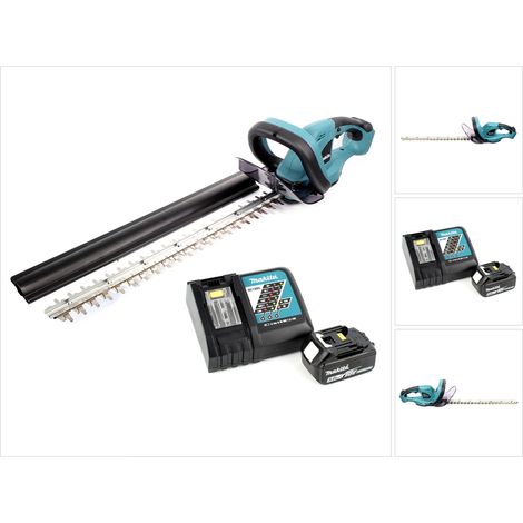 Makita DUH 523 RT Akku Heckenschere 18 V 52 cm + 1x Akku 5,0 Ah + Ladegerät