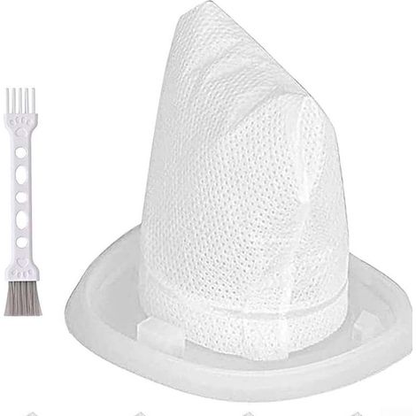HNVCF10 Filtre de rechange pour aspirateurs à main Black Decker HNVC215B10 HNV215B12 Élément en maille plissée lavable avec kit de brosse de nettoyage (A) (1/5)