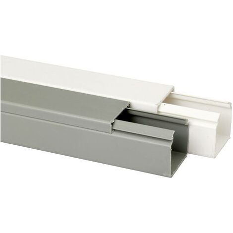 Heidemann 09972 Kabelkanal weiß 2000x40x40 mm (1/2)