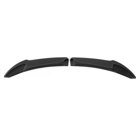 Seitliche Heckstoßstangenblenden in Hochglanzschwarz, Maxton-Stil, passend für VW Golf 6 R R20 (2009–2013), Austauschset (1/5)