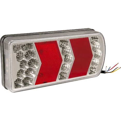 Fanale posteriore combinato a LED, sinistro rettangolare, 12/24V 228x106x40 mm gopart LA45018L (1/5)