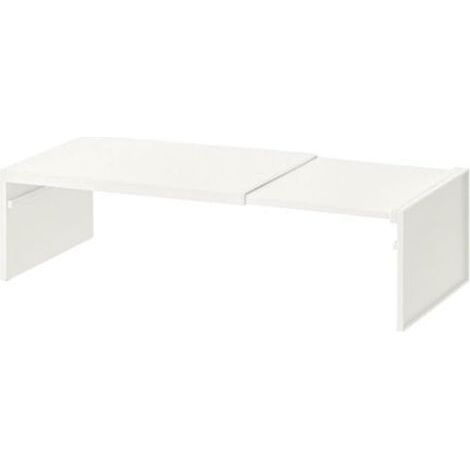 Étagères Réglables De La Cuisine,étagère D'armoire Extensible,Étagère Rétractable pour Cuisine,Peu Encombrante,Robuste,pour Le Garde Manger,Placard De Cuisine,Blanc (1/5)