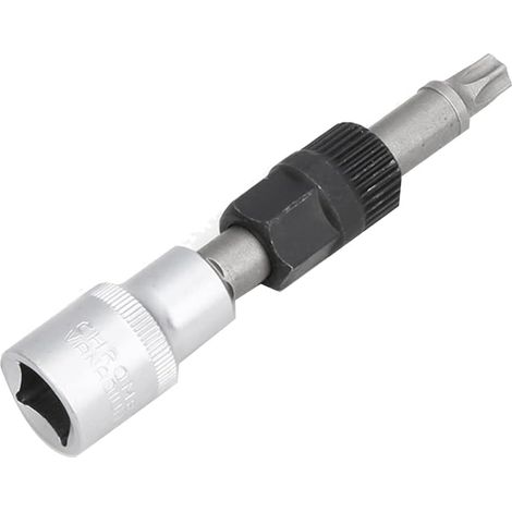 Foret à Douille de Poulie D'Alternateur T50 avec Outil à 33 Dents Clé à Douille pour Extracteur de Boulon Central de Poulie D'Alternateur (1/5)