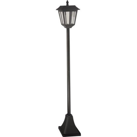 Lampadaire solaire - SMART GARDEN - Metro - 20 lumens - Noir - 130 x 18 cm (1/4)