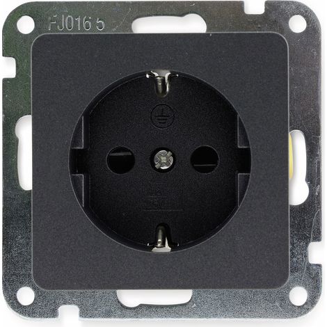 Prise de courant MILOS 23036, 16A/250V, anthracite (1/5)