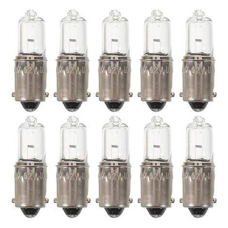 Ampoules Ba9s H10w 12v 10w Éclairage Intérieur Automobile, Mini Ampoules LED Tableau de Bord Voiture et Moto, Remplacement Ampoules Panneau, Lumière LED (1/5)