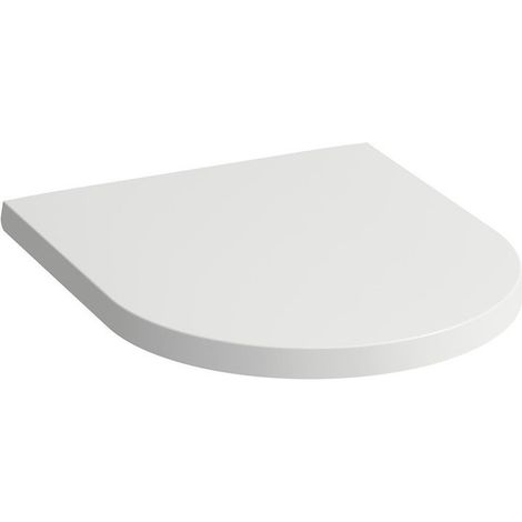 Abattant WC KARTELL avec couvercle, amovible, avec mécanisme de fermeture amortie LAUFEN blanc mat