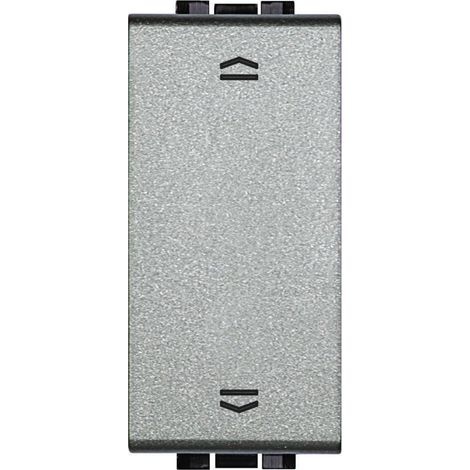 Bticino livinglight interruptor de doble pulsador 1 módulo 16a 250v tech - nt4027n