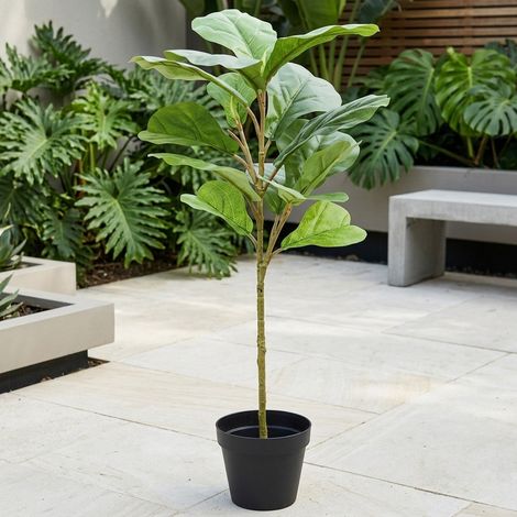 Artificial Potted Ficus Lyrata (1/2)