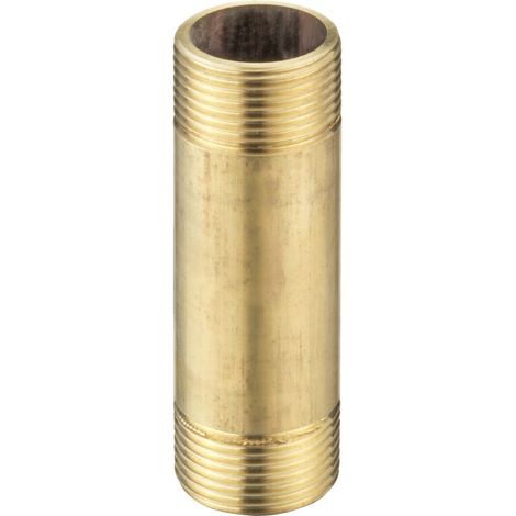 Cornat Rohrnippel Messing blank, 3/4 AG, 120 mm Schraubfittings