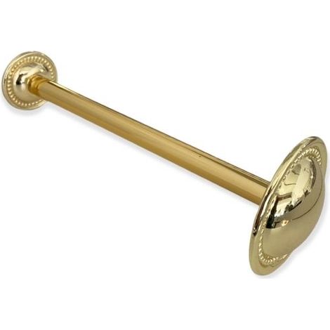 TENDAGGIMANIA Reggi Tenda FERMATENDA EMBRASSE in Ottone per Tenda a Parete, 20 CM x 70 MM - Colore oro Lucido