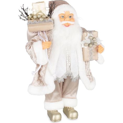 BABBO NATALE BIZZOTTO ROGER BEIGE M 25X15X40H