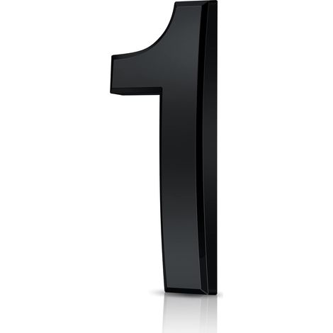 Targa moderna 3D per numero civico, in acrilico ABS (1) (1/5)