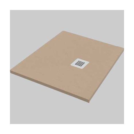 PIATTO DOCCIA QUADRATO EFFETTO PIETRA SABBIA 90x90 MADE IN ITALY