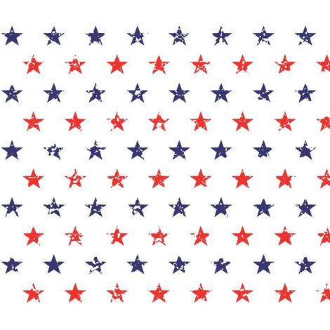 Tela decorativa para exteriores Oxford - motivo de estrellas azul marino y rojas I DR090 (1/5)