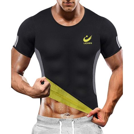 Men's Sweat Vest T-Shirt Fitness Tank Top - Sweat Clothing Short Sleeve for Men's Sweat Shorts Sport Fitness (1/5)