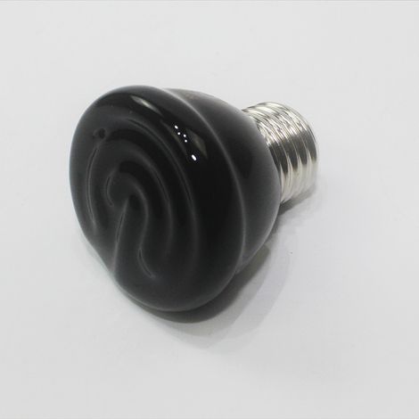 Lampe chauffante 50W céramique avec interrupteur minuteur 2H/4H/8H et variateur – 220V E27 pour reptiles, oiseaux, animaux (1/4)